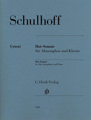 Schulhoff Erwin - HOT-sonata - Saxophone Alto & Piano