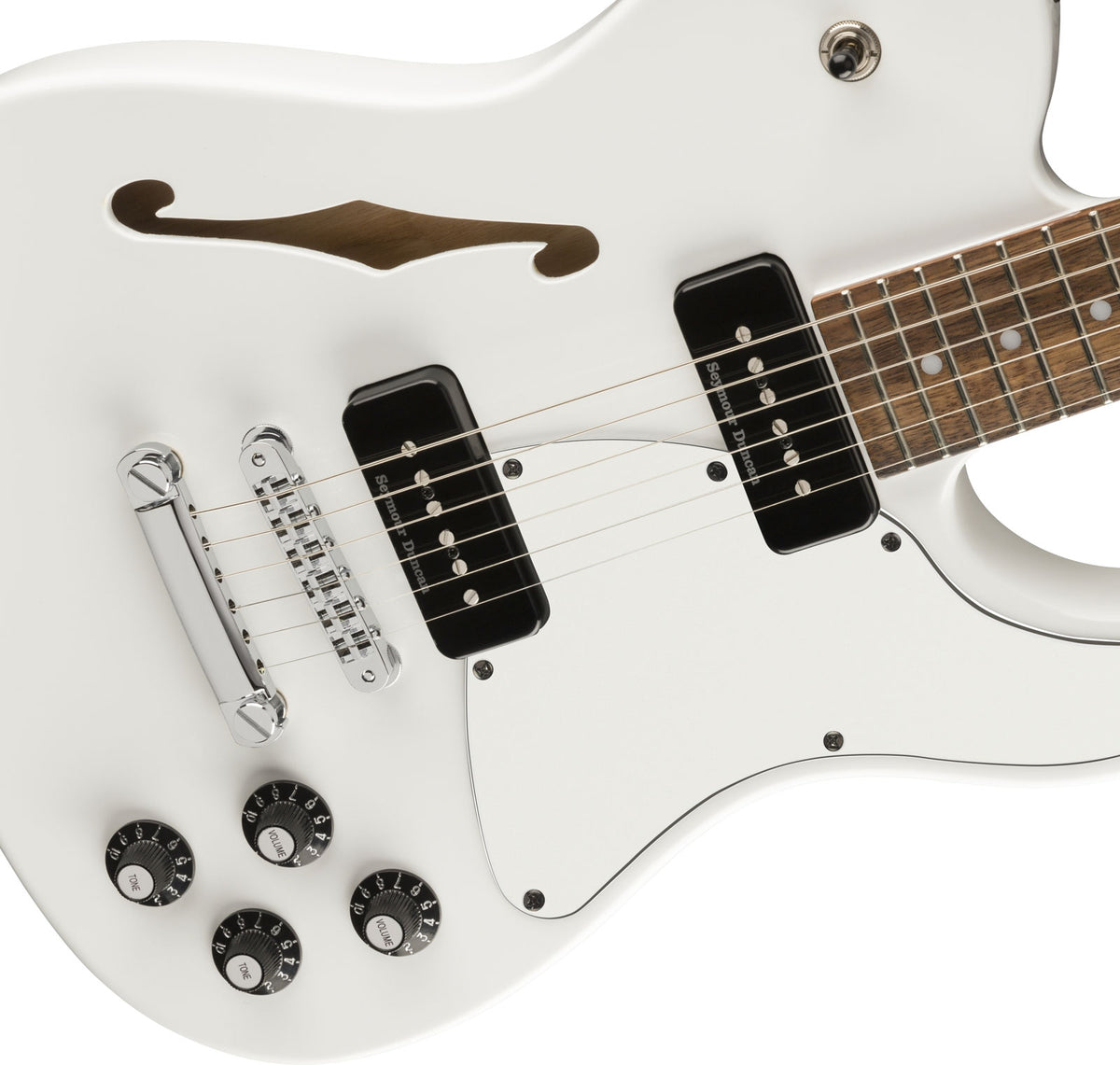 Telecaster JA-90 Thinline Signature Jim Adkins LRL Bianco