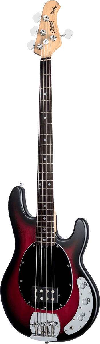 Stingray In Ruby Red Burst Satin