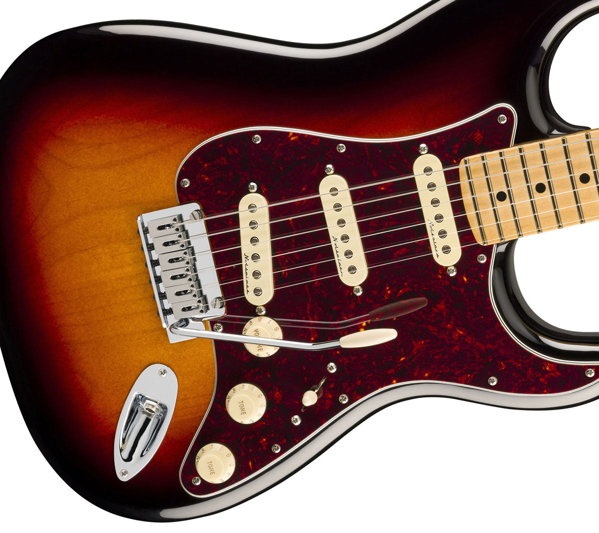 Stratocaster Player II Modified MN Sunburst a 3 toni