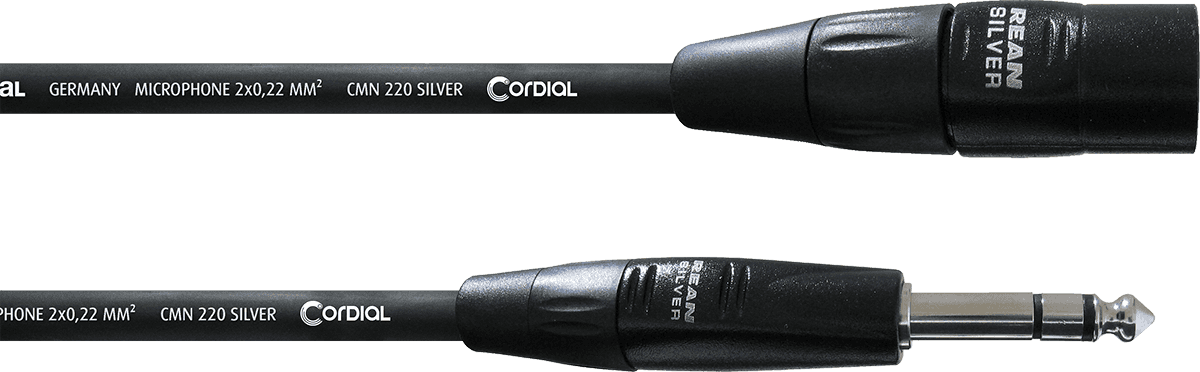 Cavo Audio XLR Maschio/jack Stereo 3 M