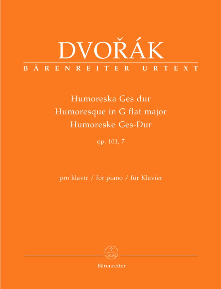 Dvorak Onin - Humoresque Sol bemolle maggiore Sol bemolle maggiore Op. 101,7 - Pianoforte