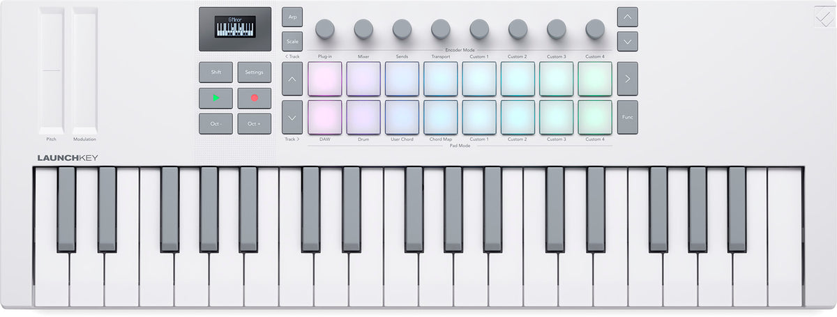 Novation Launchkey Mini 37 MK4 Bianco