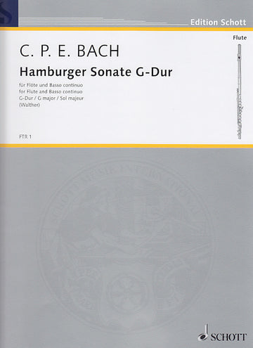 Bach C.p.e. - Hamburger Sonate G-dur - Flute et BC