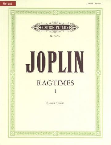 Joplin Scott - Ragtimes Vol.1 - pianoforte