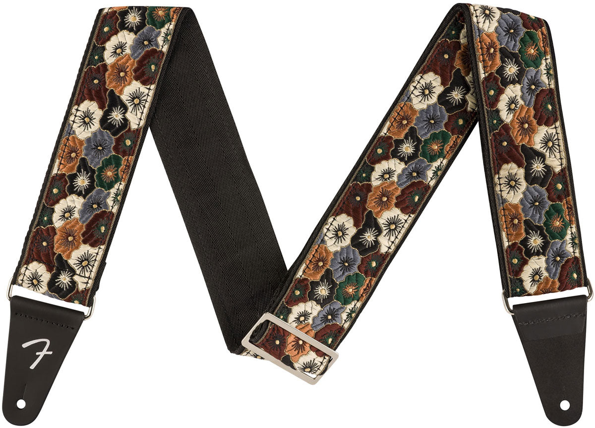 Tracolla Wild Bloom, Marrone, 2"