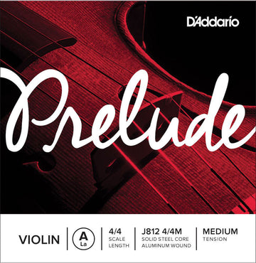 SINGLE STRING (A) FOR VIOLIN PRELUDE NECK 4/4 TENSION MEDIUM