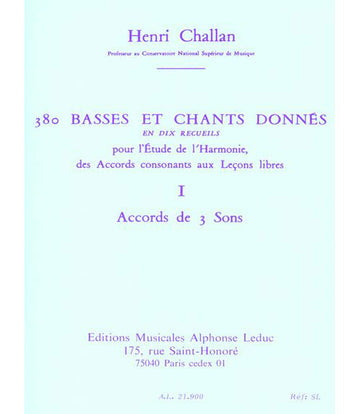 CHALLAN H. - 380 BASSES ET CHANTS DONNES VOL.9A TEXTES