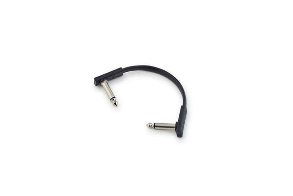 Cavo patch piatto nero 10cm