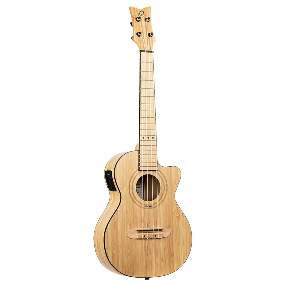 Ukulele tenore in bambù massiccio EQ