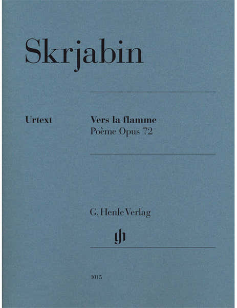 Scriabine A.n. - Vers La Flamme Op.72 - Piano