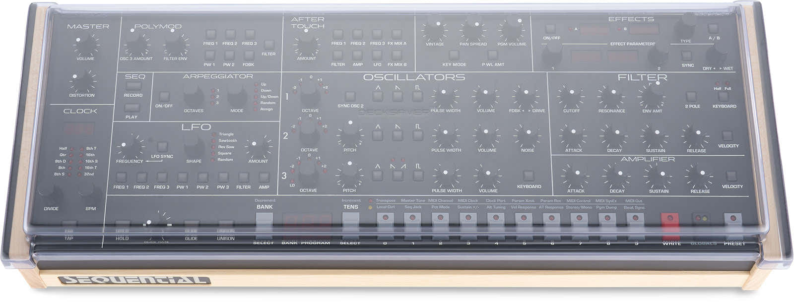 Sequential Trigon-6 Custodia per sintetizzatore desktop