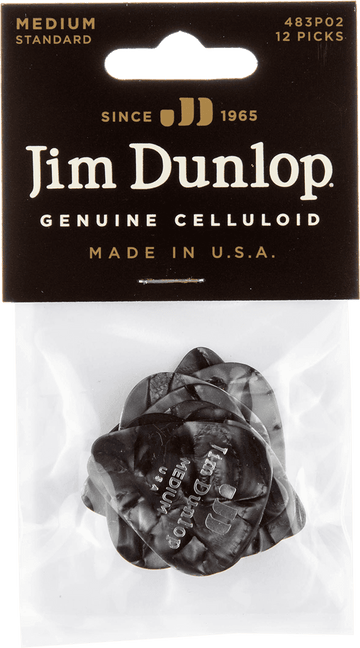 12 x Celluloide medio Perloid nero