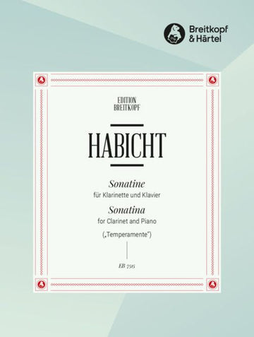 Habicht Günter - Sonatine - Clarinette & Piano