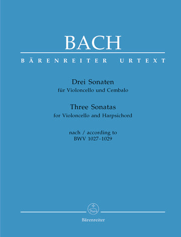 Bach J.S. - Tre sonate per violoncello e clavicembalo BWV 1027-1029