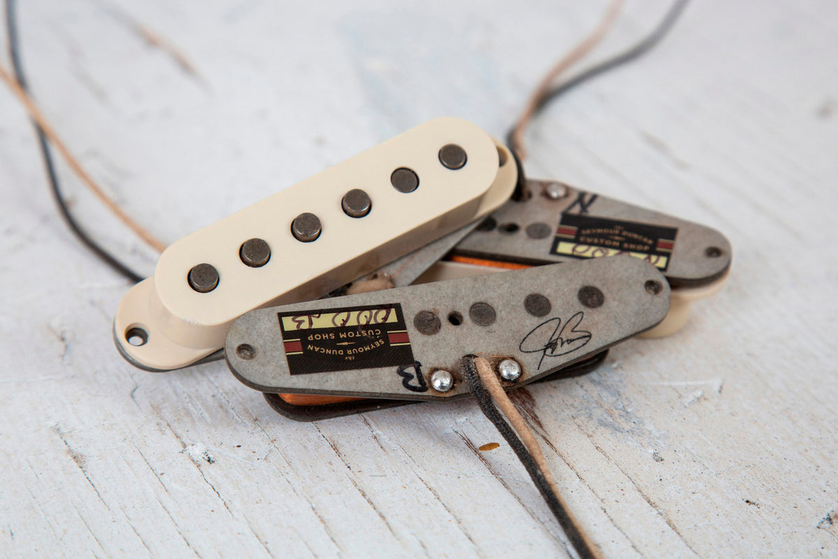 Pickup Strat Custom Shop Joe Bonamassa Greenburst 64 edizione limitata