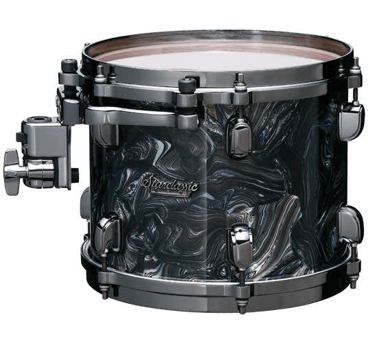 Starclassic Acero 13X9 Tom, hardware in nichel nero, vortice carbone MRT1309BN-CCL