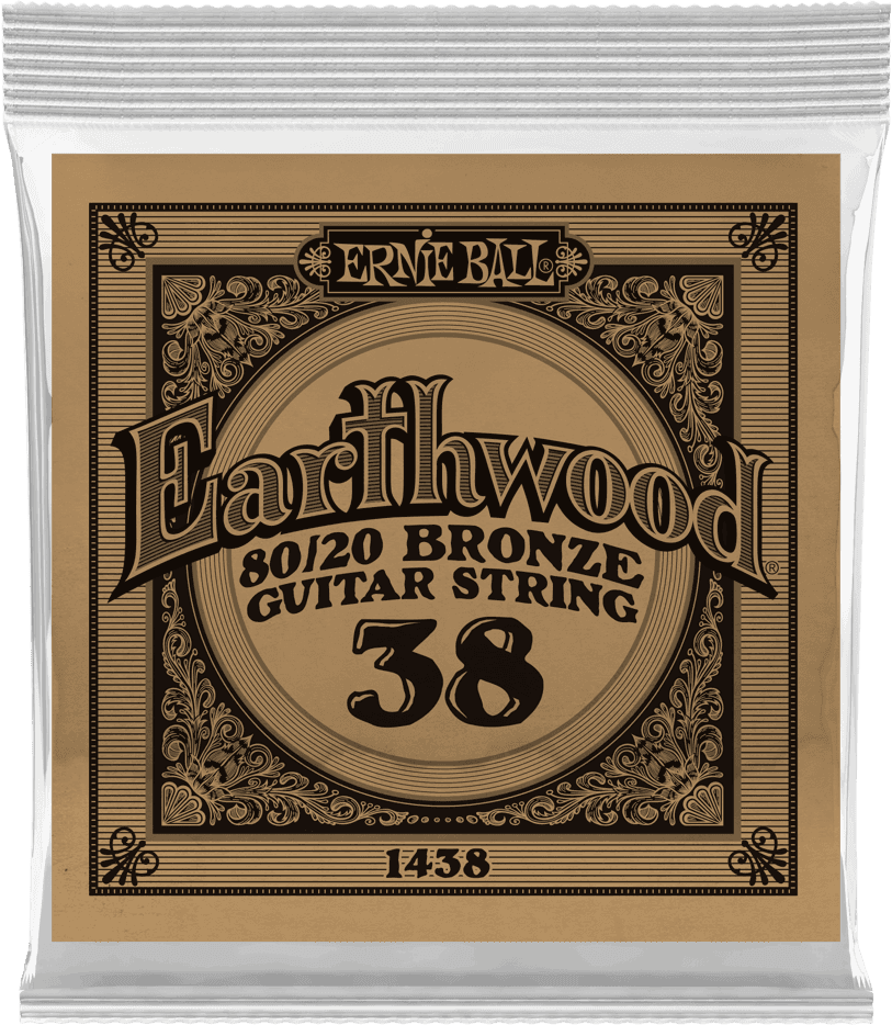 .038 EARTHWOOD 80/20 BRONZE ACOUSTIC GUITAR STRINGS