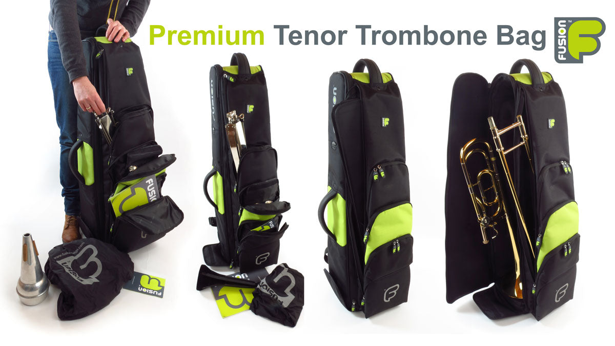 Premium Black Trombone Case