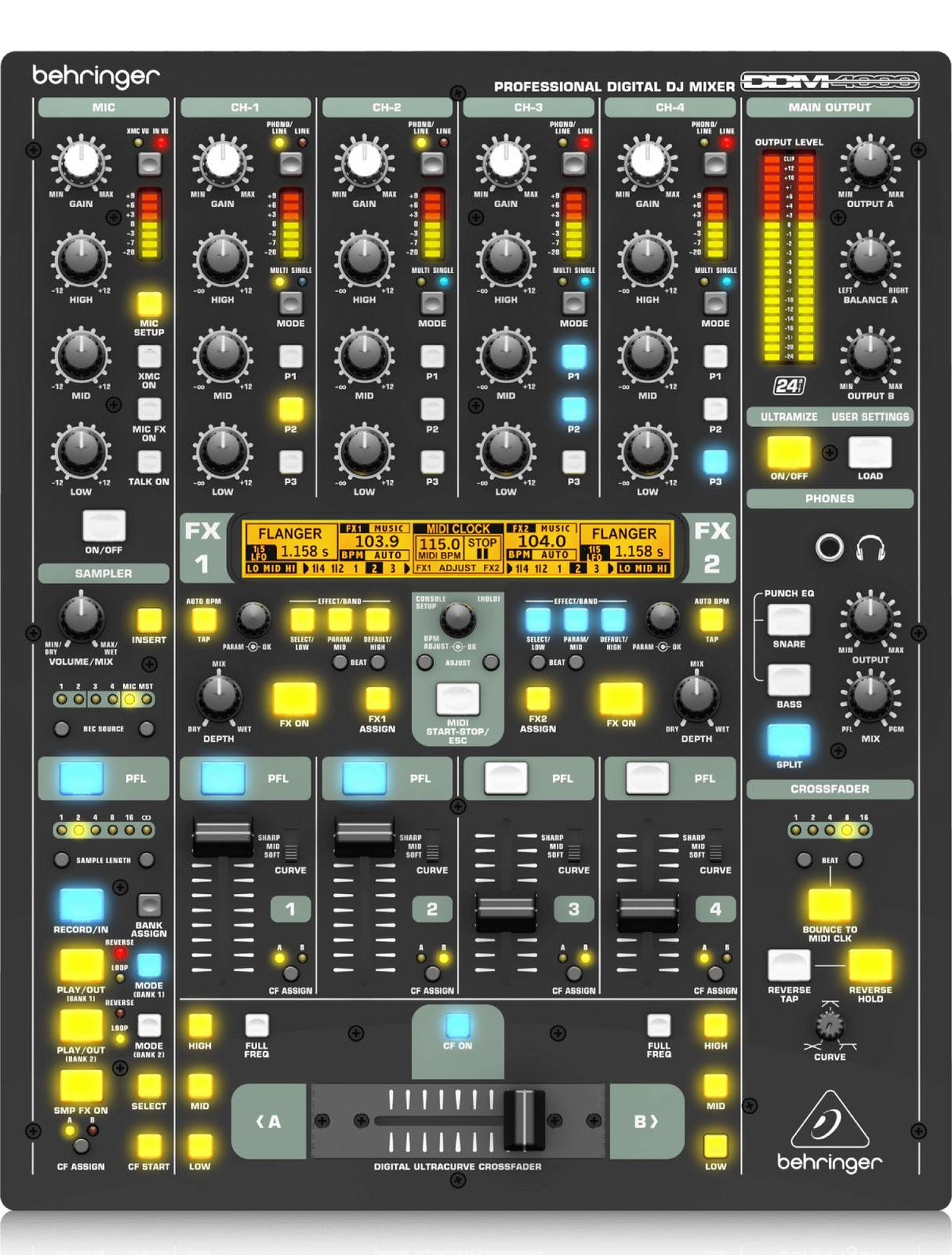 Mixer DJ a 4 canali e più Behringer