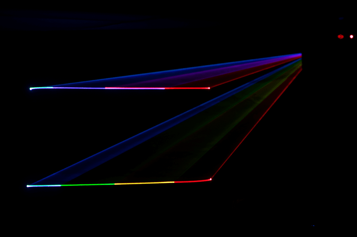 SPECTRUM 1500 RGB - LASER POLICROMO VERDE ROSSO BLU