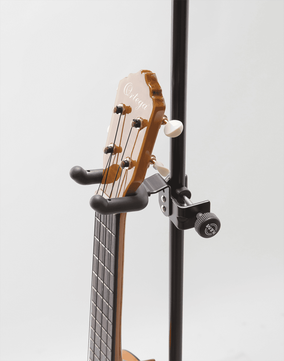 Supporto Per Ukulele Da Avvitare Su Un Leggio Nero - 15590