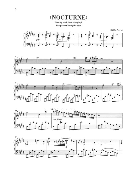 Chopin - Nocturne Ut Dièse Mineur Op. Post. - PIANOFORTE