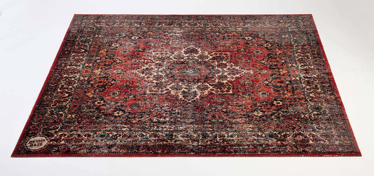 VPCLB-ORD Tappeto Vintage Persian Club Series 1.63 X 1.42M Antiscivolo Rosso Originale