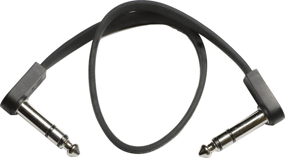 Cavo Patch Deluxe Angolato Stereo - 28 CM
