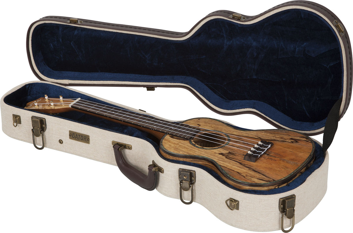 Custodia Ukulele Tenore Beige in Legno Deluxe - GW