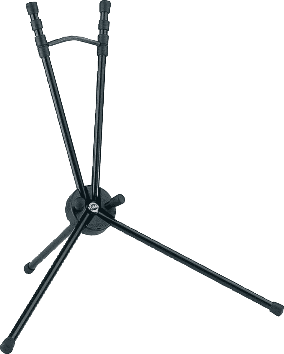 K&M 14350-000-55 Supporto Saxxy Nero Per Sassofono Tenore