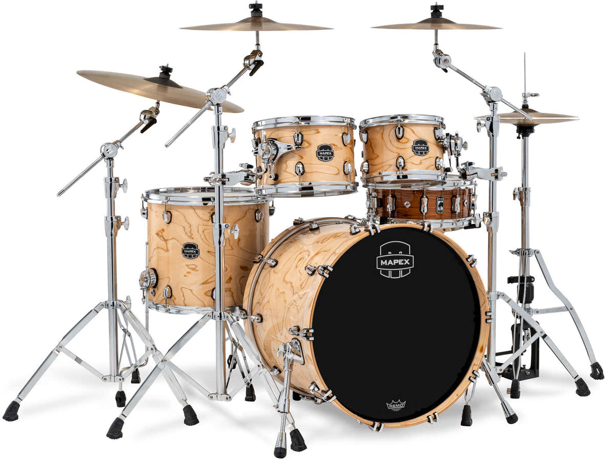 MAPEX SATURN VI SATGE 22" Acero naturale marezzato