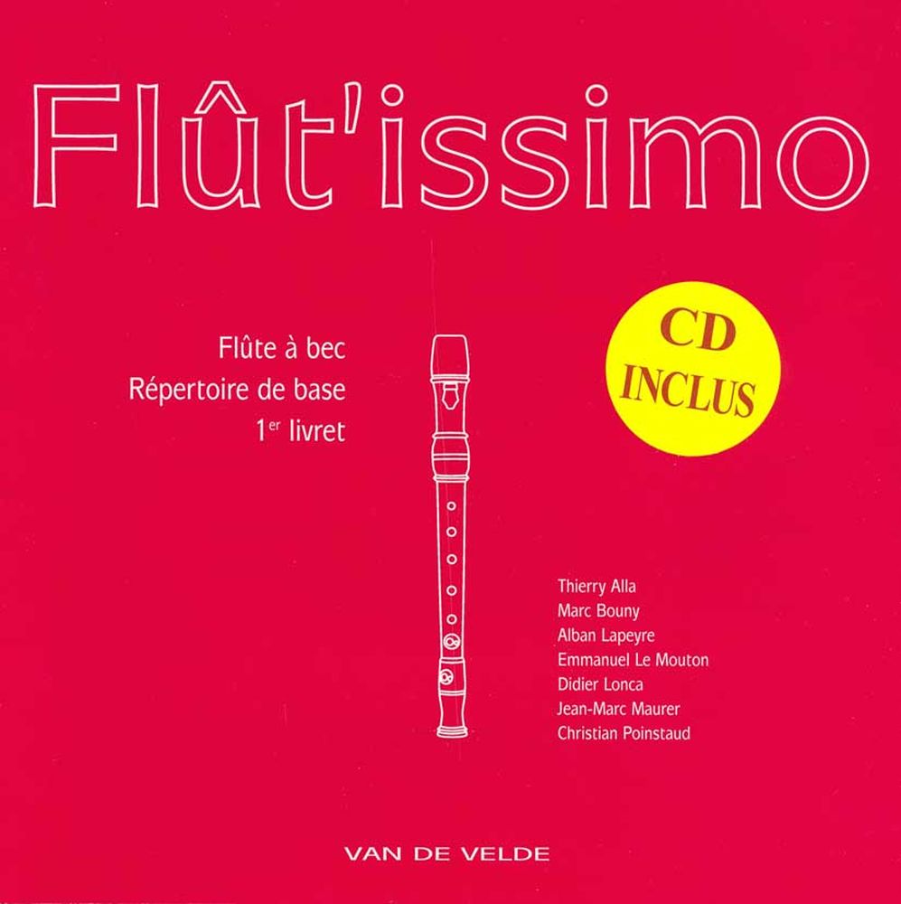 Van De Velde Flut'issimo Vol.1 - Flûte À Bec