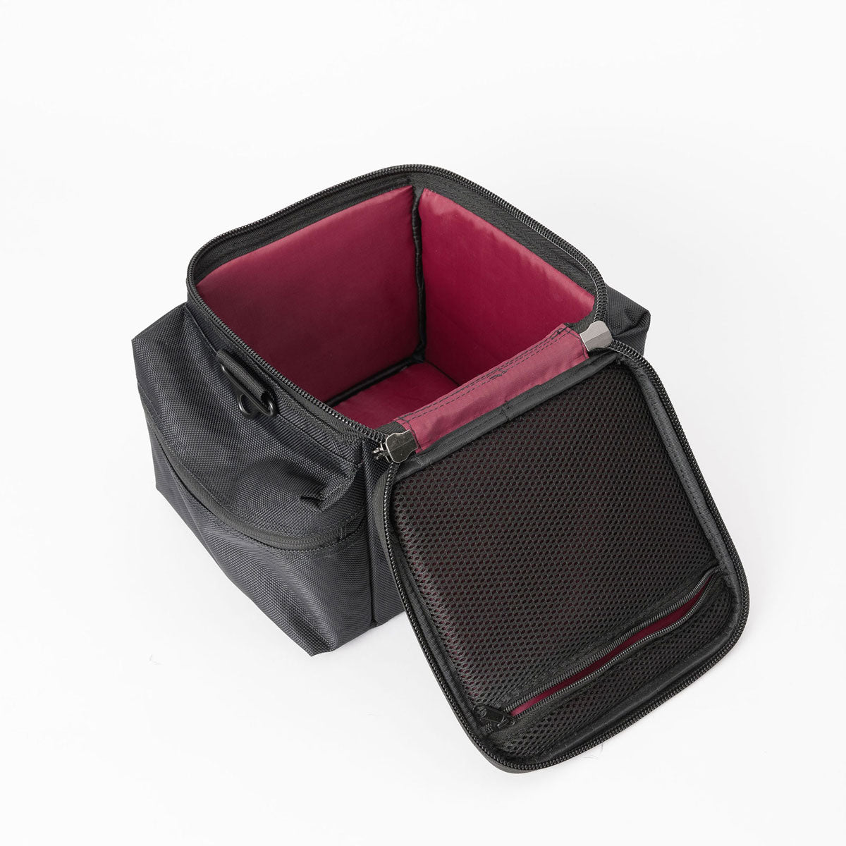 45 Borsa per dischi 100 Nero/bordeaux