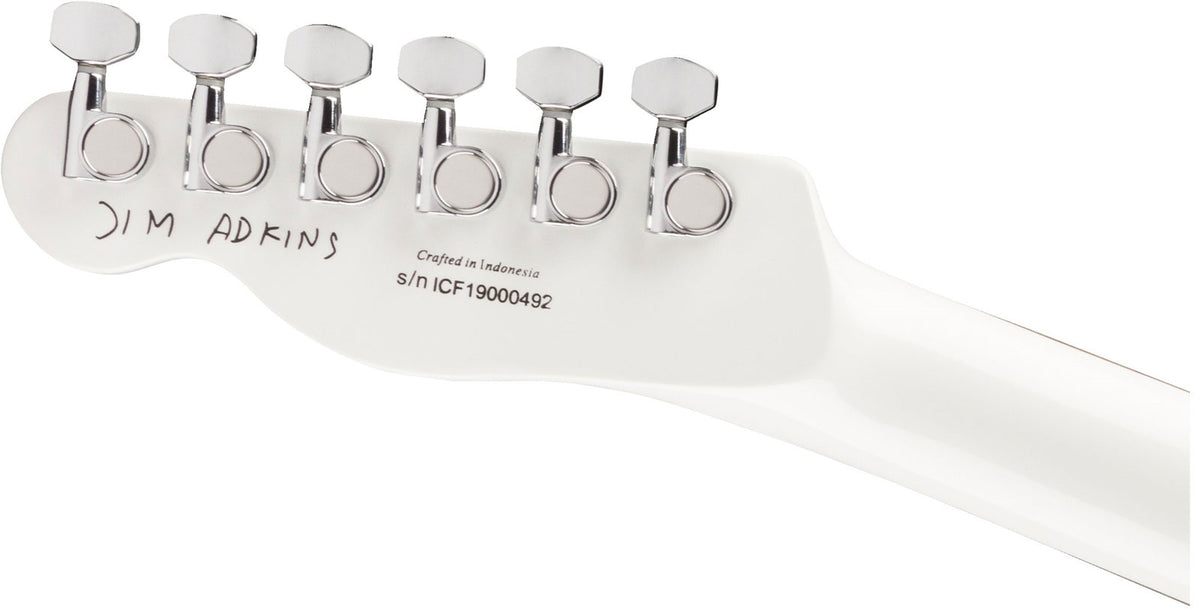 Telecaster JA-90 Thinline Signature Jim Adkins LRL Bianco