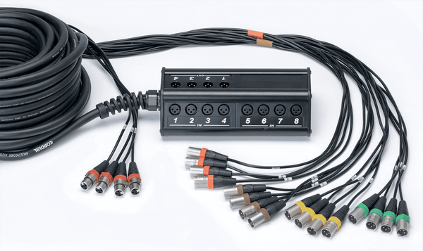Box da Palco 16 Ingressi 4 Uscite Cavo XLR 30 M