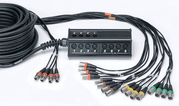 Box da Palco 16 Ingressi 4 Uscite Cavo XLR 30 M