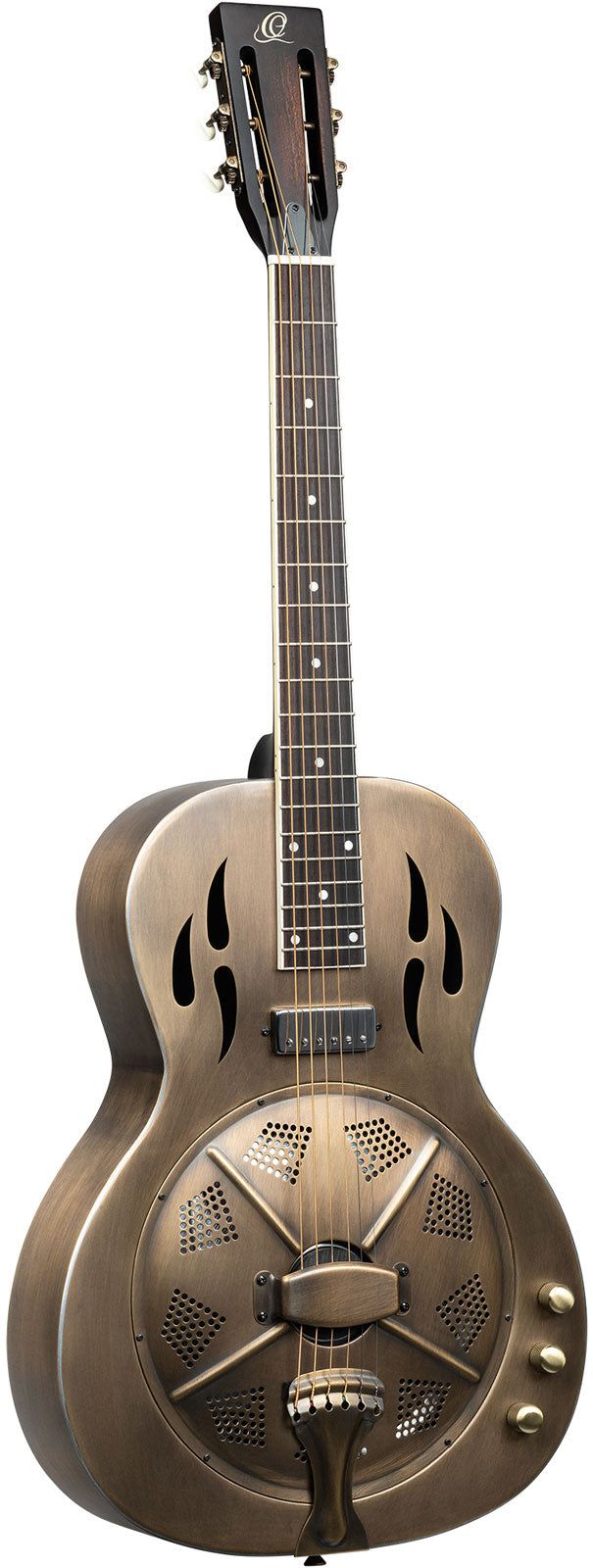 Americana 4/4 Chitarra resonator + custodia morbida professionale