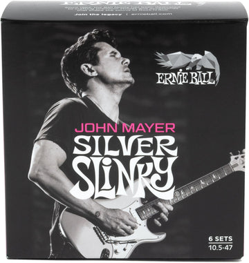 Silver Slinky Nickel Wound Signature John Mayer - 10,5-47 - Pack De 6