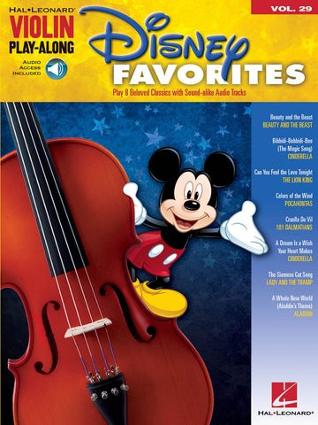 VIOLIN PLAY ALONG VOLUME 29 DISNEY FAVORITES + AUDIO TRACKS - VIOLIN