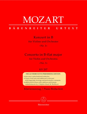 Moz W.A. - Concerto N°1 In Sib Maggiore Kv 207 - Violino Pianoforte