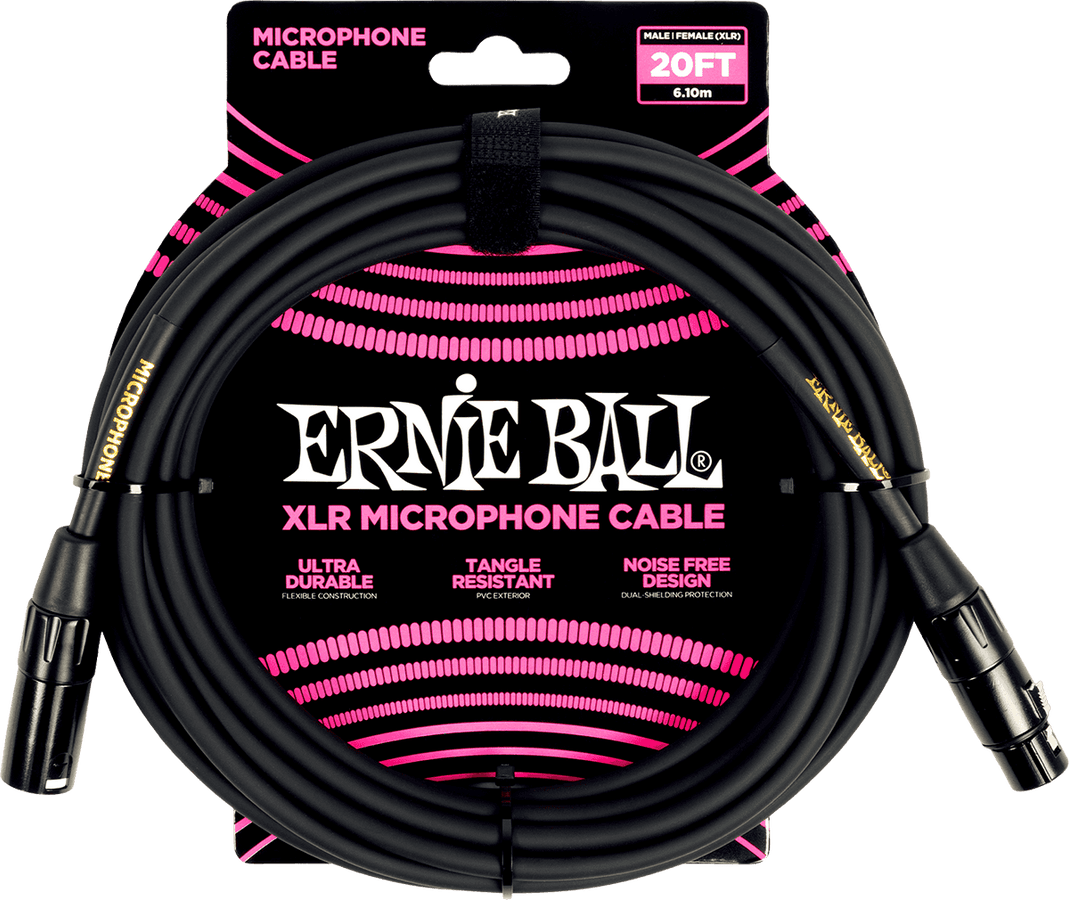 Cavi Microfono Classico XLR Maschio/XLR Femmina 6M Nero