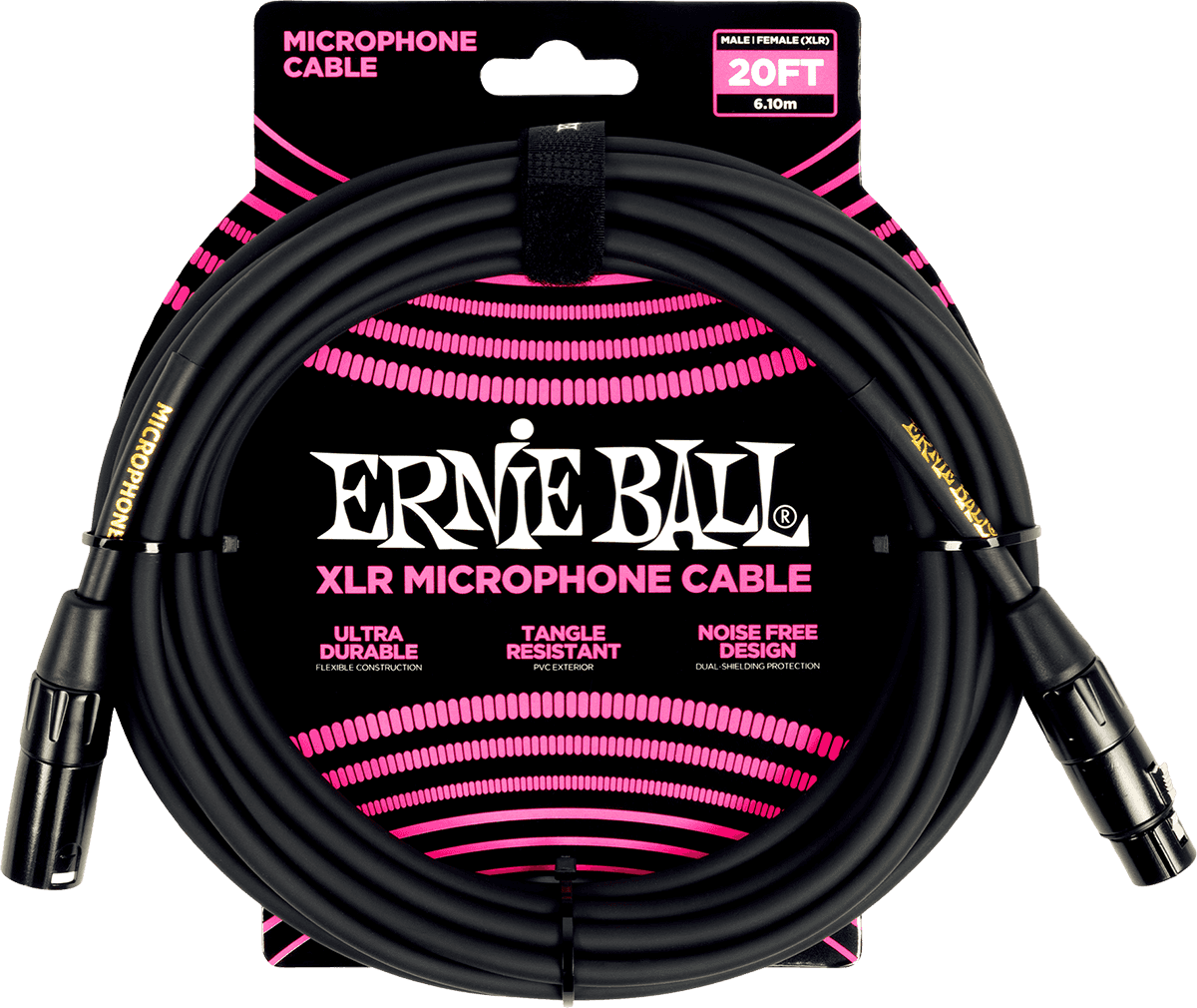 Cavi Microfono Classico XLR Maschio/XLR Femmina 6M Nero
