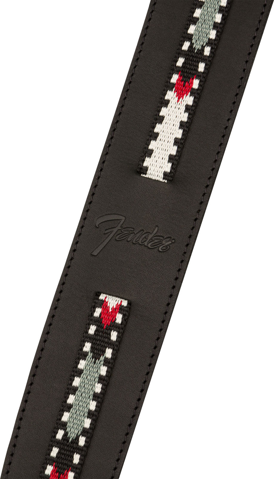 Paramount Cinghia in pelle per acustica nera