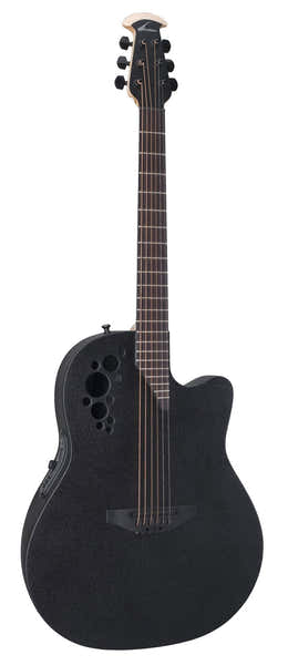 Chitarre Elettroacustiche Elite Tx Deep Contour Cutaway Black Textured