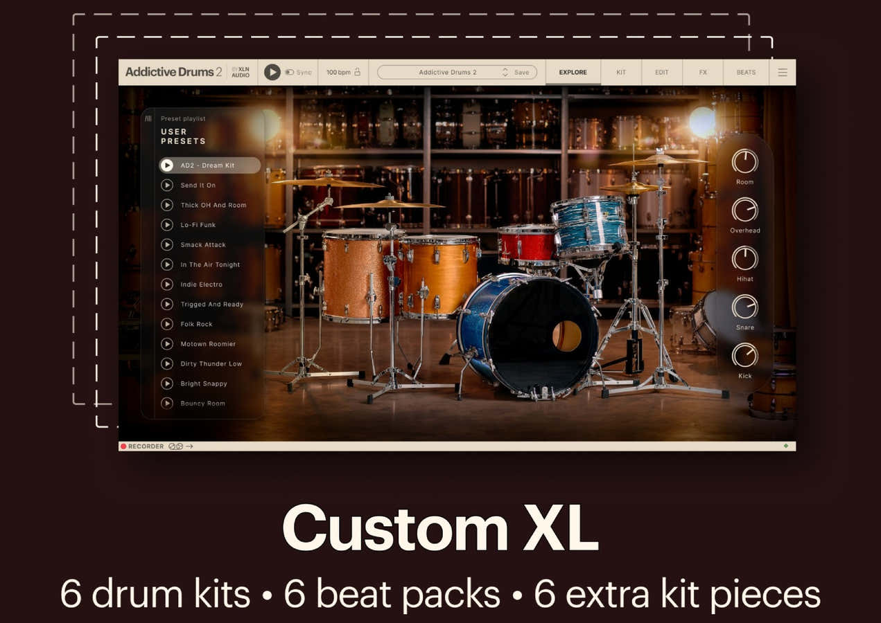 Addictive Drums 2 Collezione Custom XL