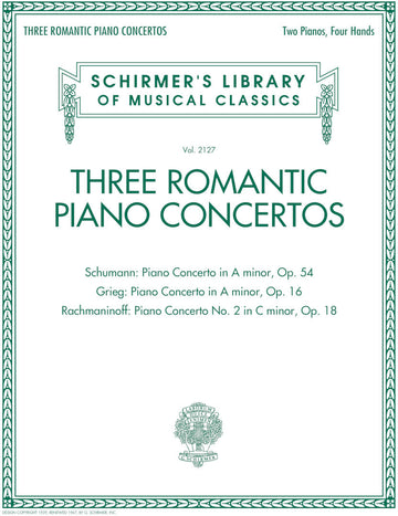 Three Romantic Piano Concertos