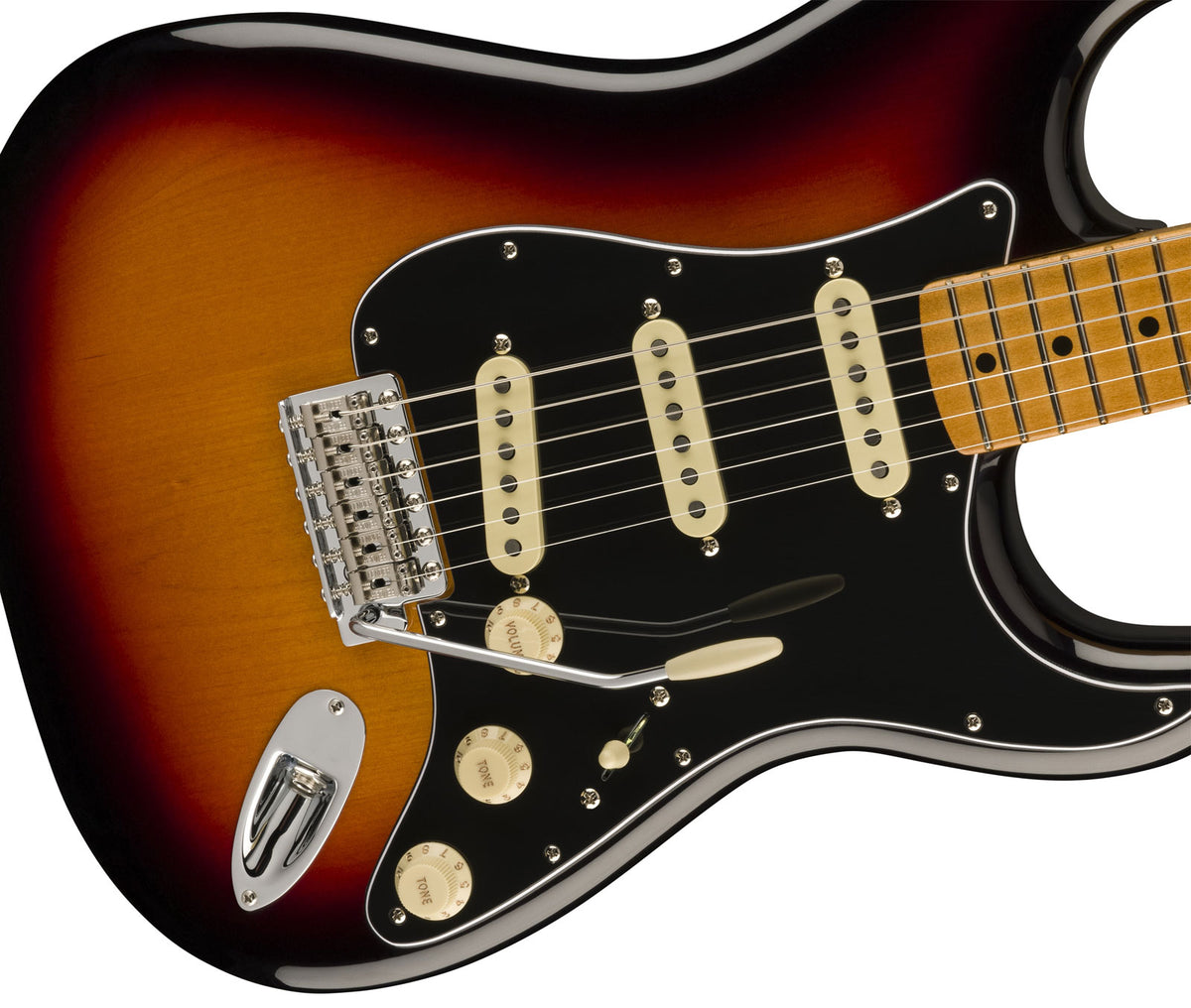 Stratocaster 70s Vintera II MN Sunburst a 3 colori