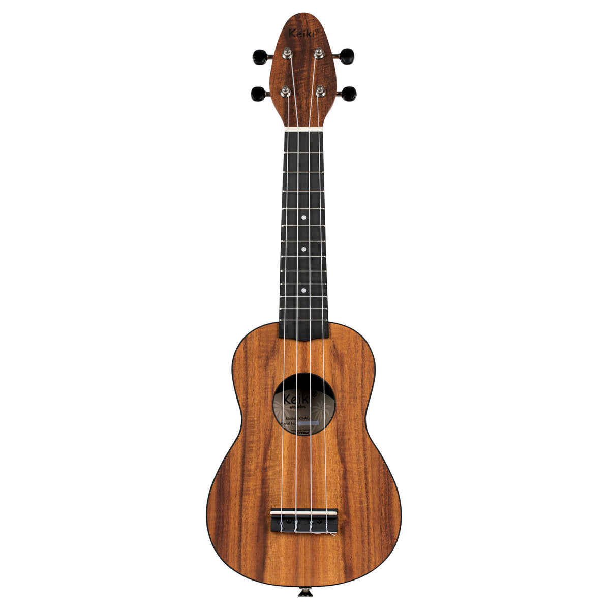 Ukulele soprano Keiki in acacia