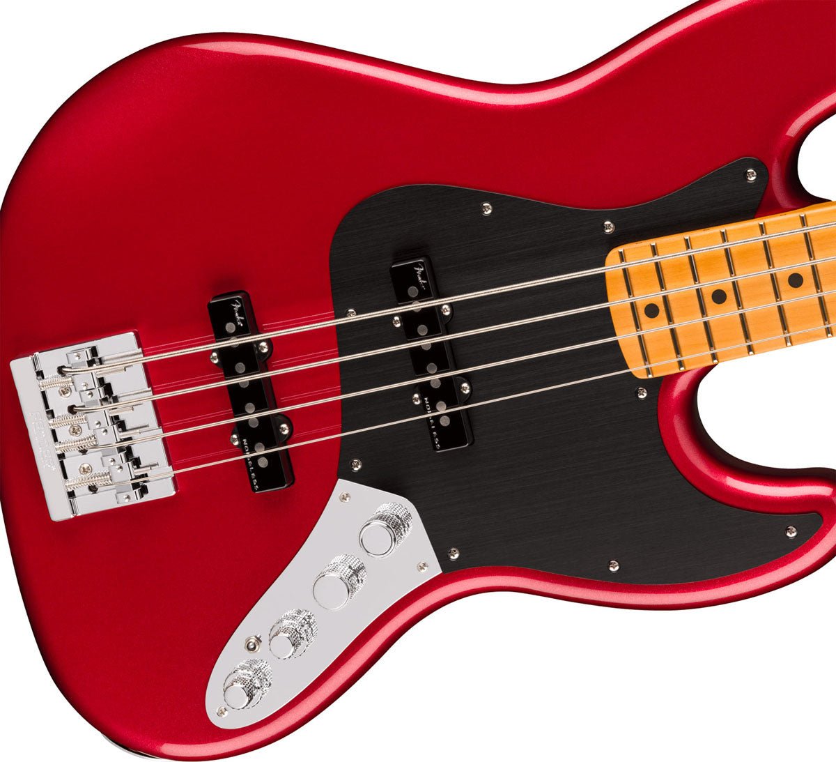 Jazz Bass American Ultra II MN Rosso sinistro